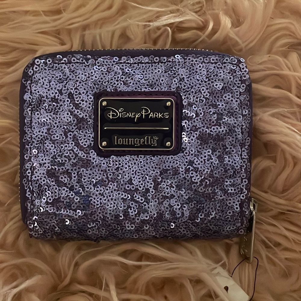 Purple Disney Loungfly wallet